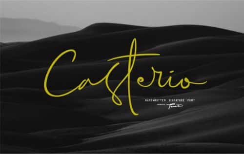 Font Casterio Signature